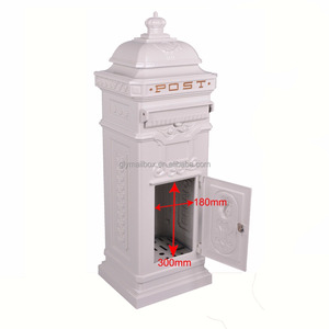 Boîte aux lettres autoportante en aluminium moulé, résidentielle, de jardin, étanche et antivol - Product Image 4