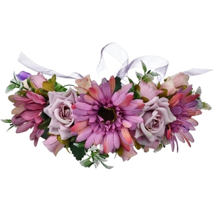 Diadema de <span class=keywords><strong>Flores</strong></span> Artificiales para Mujer, Accesorio PARA EL Cabello, Corona de <span class=keywords><strong>Flores</strong></span> para Boda, <span class=keywords><strong>Novia</strong></span>, Guirnalda, Tocado, Novedad - Product Image 3