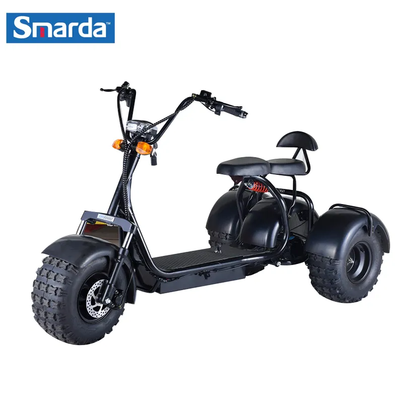 Produsen Profesional Smarda 3 Roda Dewasa Electric Scooters Citycoco 1500 W Ini dengan Harga Murah Electric Scooter untuk Tua