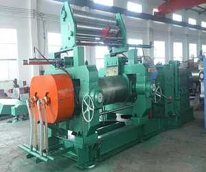 Two Roll Open Mixing Mill / Banbury Mixing Mixer / Drilled Roller Rubber Mixer Mill