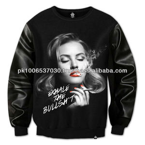 Sweat-shirt unisexe de haute qualité, sublimation, prix de gros, broderie essentielle, 100% coton, sweat-shirts surdimensionnés - Product Image 2