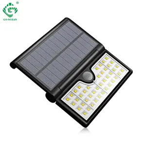 Lámpara Solar grande de 1W, 2W, 3W, con Sensor de cuerpo humano, portátil, barato, luces de patio de Panel Solar