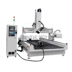 Taiwan Syntec 21MA Control System rotating spindle 4 axis CNC Milling Machine for sale