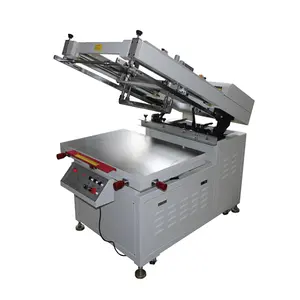 UV varnish, UV Ink Tilted-arm vacuum table high speed screen printing machine for paper package and heat transfer film