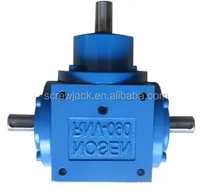 NOSEN 90 degree 1 right angle spiral bevel gearbox small manual transmission gearbox with gear ratio 1:1