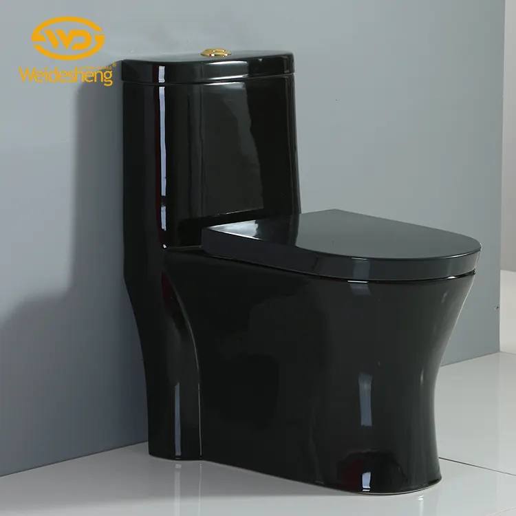 Günstiger Preis leicht zu reinigen Dual-Flush bunte Kinder schwarz Farbe farbige Toiletten schüssel