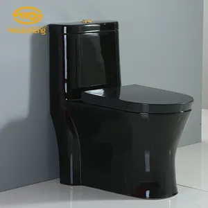 Cheap price easy clean dual-flush colorful children black color colored toilet bowl
