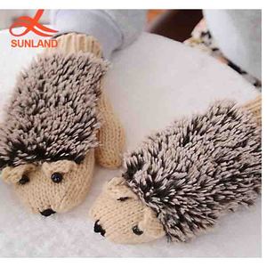 4142 del nuovo fumetto hedgehog delle donne acrilico guanti a maglia sveglio di inverno caldo guanti <span class=keywords><strong>senza</strong></span> <span class=keywords><strong>dita</strong></span> - Product Image 6