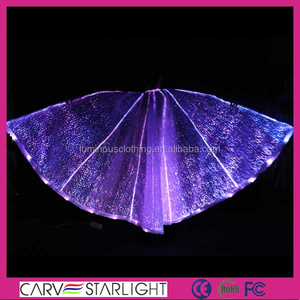 2015 venta caliente llevó la luz de fibra óptica de la tela piloto wholesale alas - Product Image 6