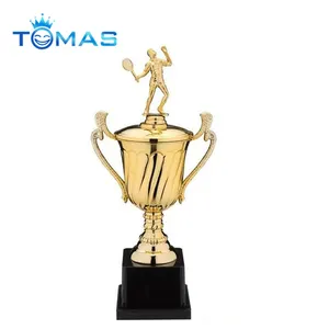 New custom made 3D metal tennis trophies