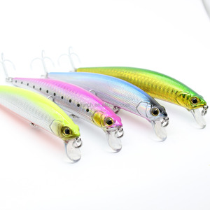 Bán Buôn <span class=keywords><strong>Wobblers</strong></span> Chất Lượng Cao 11Cm 23 Gam Cứng Bait Minnow Mồi Câu Cá Bass Nước Mặn Tươi 4 # VMC Móc - Product Image 1
