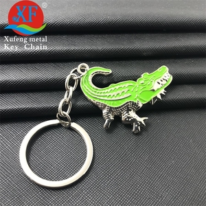 Usine directement vendre métal personnalisé mignon dinosaures cheval Crocodile animaux porte-clés - Product Image 5