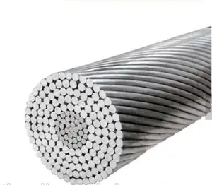 Factory Price 90 mm2 ACSR Aluminum Stranded Conductor Steel Wire Core Cable Supplier