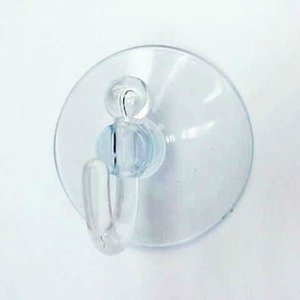 Crochet à ventouse transparent en PVC DIA 50mm - Product Image 1