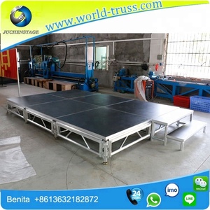 Assemblare Stage, 750kg / mq Capacità di carico Performance Stage, Stage Backdrop Design in Cloth for Sale - Product Image 2