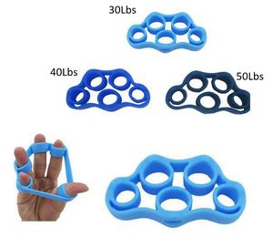 Set di 3 pezzi pacchetto diverso livello fascia di resistenza della mano in Silicone barella per dita esercitatore - Product Image 5