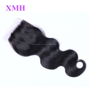 Alibaba Barato Lace Closure Onda Del Cuerpo Pelo Virginal Brasileño Pieza de Cierre - Product Image 1