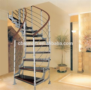 Alta calidad hechos a mano <span class=keywords><strong>de</strong></span> acero <span class=keywords><strong>de</strong></span> <span class=keywords><strong>madera</strong></span> escaleras <span class=keywords><strong>de</strong></span> <span class=keywords><strong>caracol</strong></span> - Product Image 3