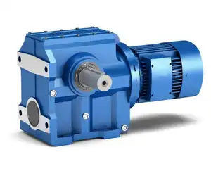 Factory Price Best Sales Helical Worm geared motors S series speed reducer/Flange-mounted hollow shaft helical-worm gear units