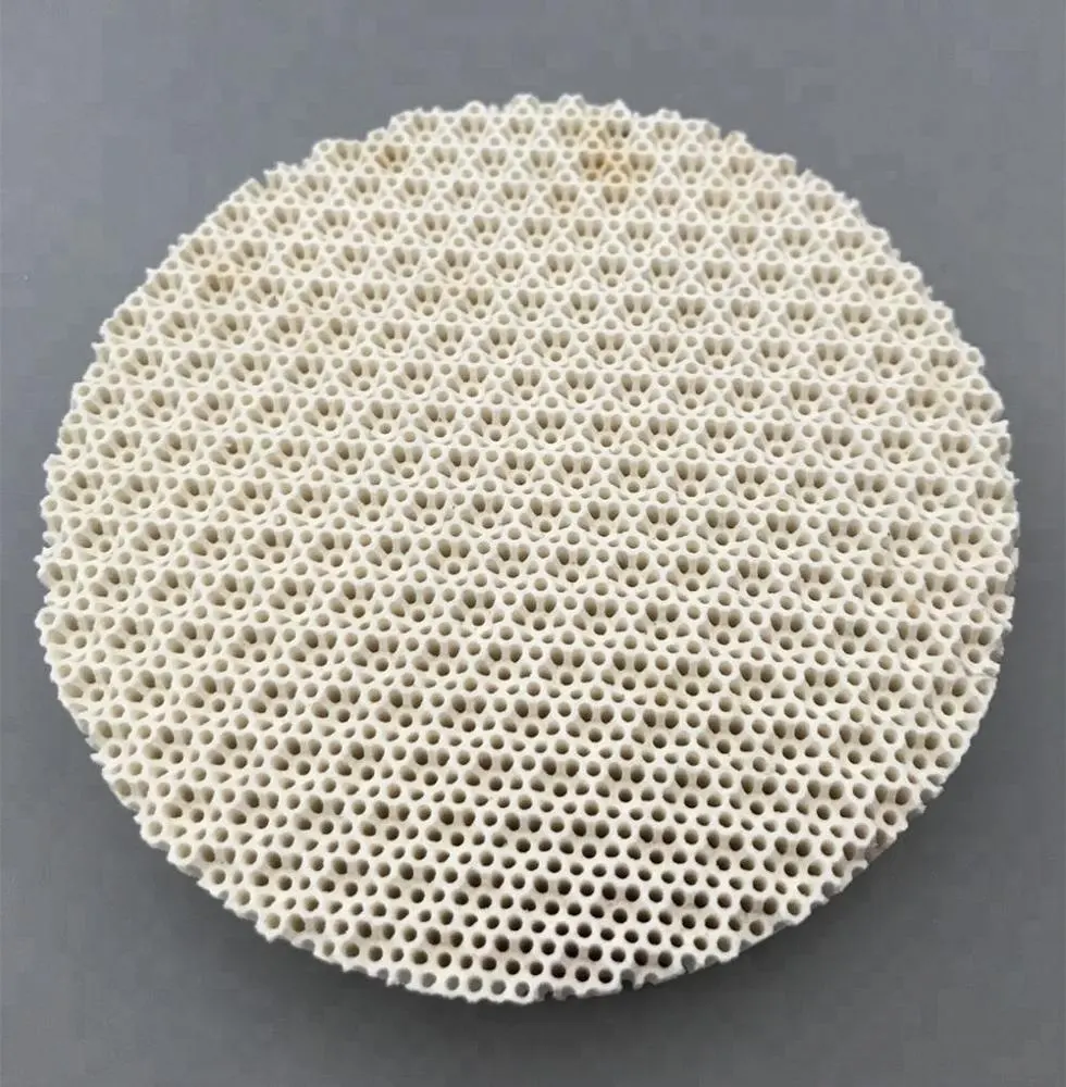 Infrared gas burner cordierite honeycomb ceramic plate