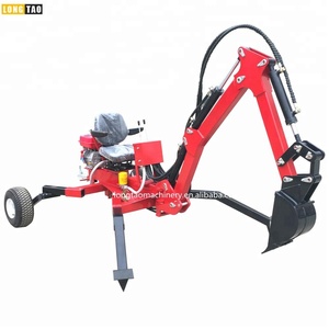 Beste Prijs 9hp Getrokken Mini <span class=keywords><strong>Backhoe</strong></span> Met Zelf Power Kleine Graafmachine - Product Image 3