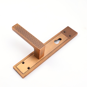 定制原创高品质时尚门锁设计大尺寸门把手门锁套装 - Product Image 3