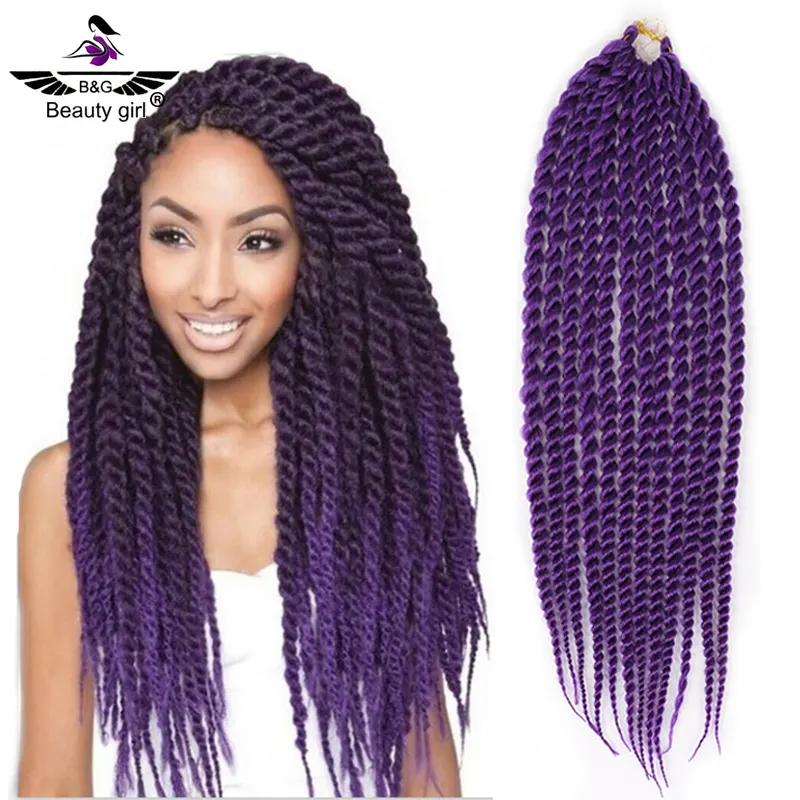 Top sell in usa 24inch synthetic hair attachment freetress ultra braid hair