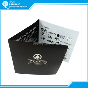 MOQ 100 unids colorido folleto acordeón impresión con muestra gratis - Product Image 2