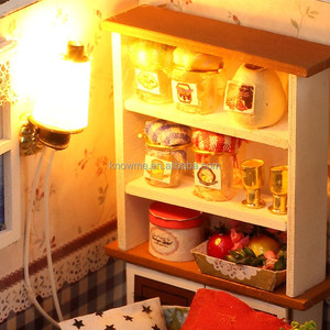 KNOWMEHandmade 3D DIY Miniatures pour Dollhouse Kit Know Me Warm Memories for Gift Mini Living Room Style - Product Image 5