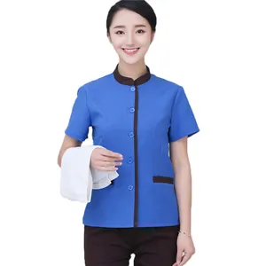 Women Hotel Uniform Restaurant Waitress House Keeping Uniforms