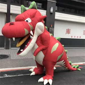 Personalizado pele Inflável inflável traje performance de palco decoração desfile traje de dinossauro inflável para eventos