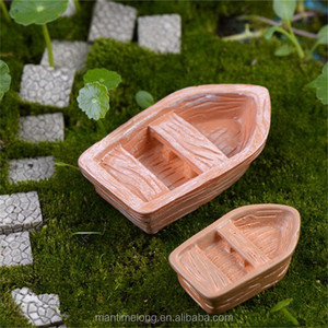<span class=keywords><strong>Asalto</strong></span> barco asamblea modelo Moss resina decoración artesanía Micro paisaje Decoración - Product Image 1