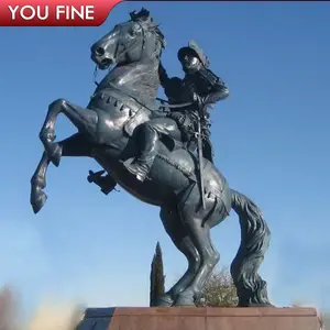 America Response Monument Bronze Horse Soldier Statue Sculpture