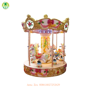 Cheval en carrousel au sol pour enfants, parc d'attractions, cheval en soldes, QX-129B - Product Image 1