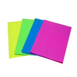 Decoration material Fluorescent crepe Paper for Children handmade and DIY craft