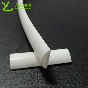 Witte D-Vorm Led Silicone Rubber Sleeving Slang Uitstekende Hittebestendigheid Silicon Buis Strip