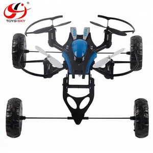 Plus récent JXD 503 3 EN 1 Vol Stationnaire Drone 2.4G Terre-Eau-Air Triphibious imperméable à Télécommande quadcopter mariner