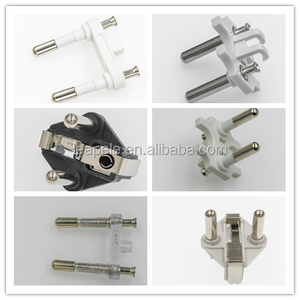 Inserción de enchufe italiano IT-105, CEI, 4,0 MM, 10A, 2 pines, 2 polos, 2 clavijas, semiaislado - Product Image 5