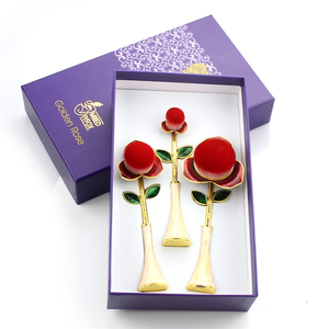 3 cái/bộ nền tảng bột mỹ phẩm bàn chải vẻ đẹp và con thú hoàng tử tăng trang điểm bàn chải Bộ - Product Image 6