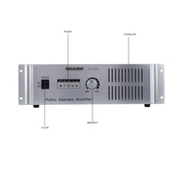 Amplificador PA de Alta Potencia - Sistema de Sonido Profesional con Control DSP para Eventos en Vivo, Estadios e Instalaciones Comerciales