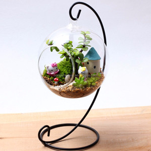 <span class=keywords><strong>Vase</strong></span> à fleurs de terrarium en <span class=keywords><strong>verre</strong></span> soufflé, <span class=keywords><strong>vase</strong></span> à fond <span class=keywords><strong>rond</strong></span>, bouche Offre Spéciale - Product Image 3