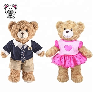Oso de peluche de felpa para novio y novia, muñeco de felpa de estilo Kawaii, para regalo de boda - Product Image 3