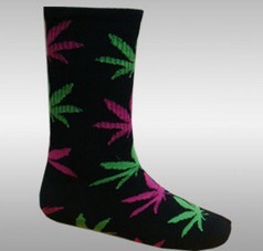 De China calcetines <span class=keywords><strong>HUF</strong></span> personalizada calcetines al por mayor de malezas - Product Image 1