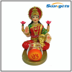 Statue de dieu hindou en polyrésine Ganesh et <span class=keywords><strong>Laxmi</strong></span> pour Diwali - Product Image 6