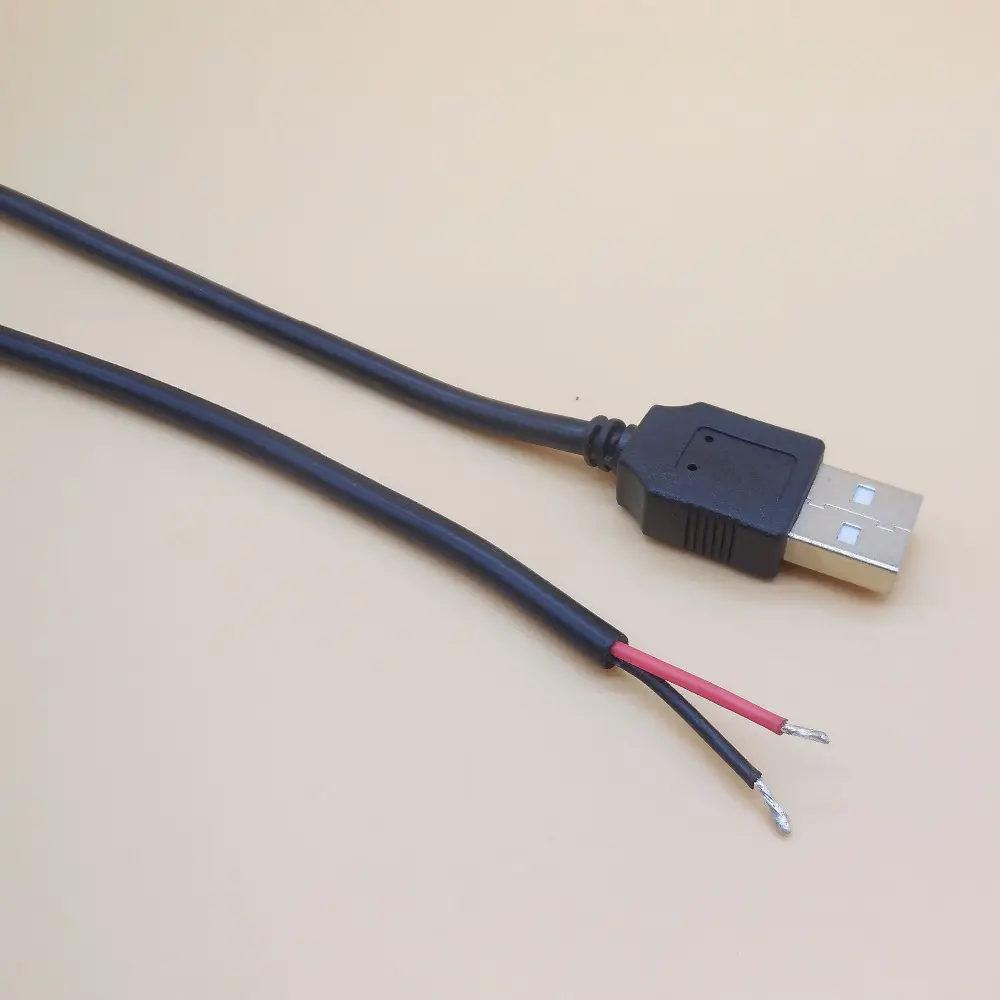 Çin kablo tedarikçisi OEM 20AWG x 2C kablolama kablo USB pigtail kabloları