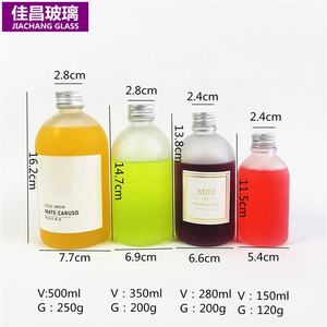 In Magazzino 150 <span class=keywords><strong>ml</strong></span> 280 <span class=keywords><strong>ml</strong></span> <span class=keywords><strong>350</strong></span> <span class=keywords><strong>ml</strong></span> 500 <span class=keywords><strong>ml</strong></span> Bottiglia di Vetro Smerigliato Rotonda Bottiglia di Succo di - Product Image 2