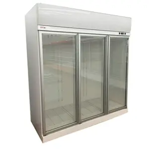 SANYE Restaurant Kühlschrank 3 Glastür Tiefkühltruhe/Display Gefrier schrank/Kühlschrank und Gefrier schrank