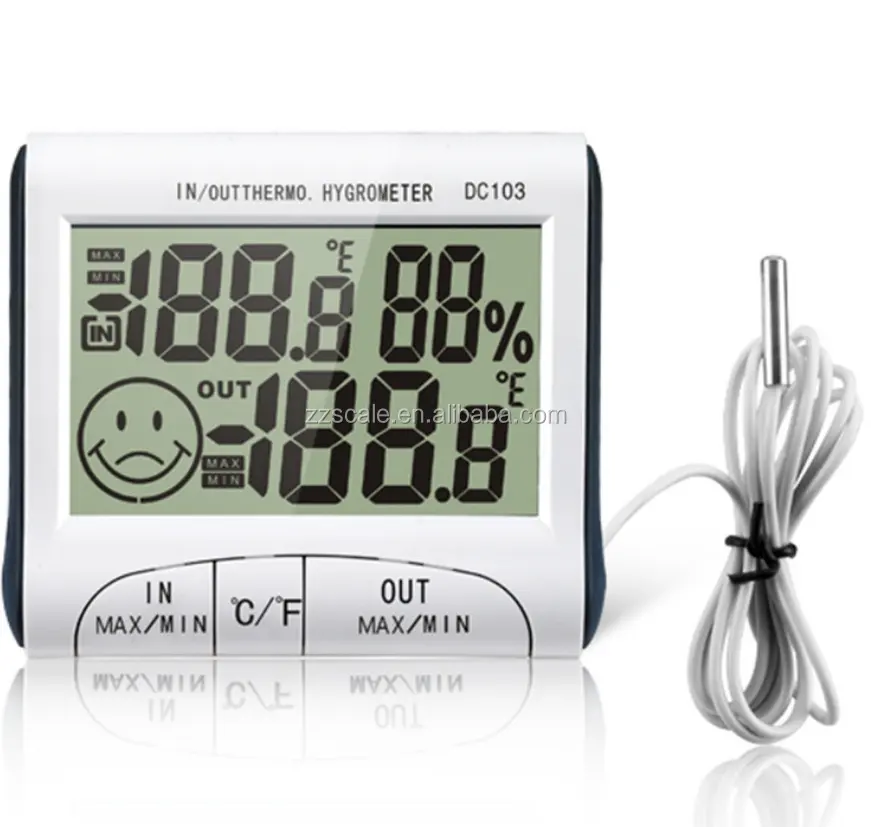 Max Min digitale Kamer buiten Thermometer