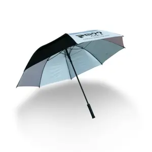 Alta Qualidade Publicidade Guarda-chuva Golf Fabricante Metal Pongee Fiberglass Sombrinha Guarda-chuvas Presente para Adultos Auto 23 "* 8k