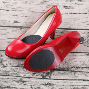 Fabriqué en chine pas cher prix usine femme chaussures à talons hauts semelle en caoutchouc noir <span class=keywords><strong>antidérapant</strong></span> <span class=keywords><strong>chaussure</strong></span> tampon autocollant - Product Image 5